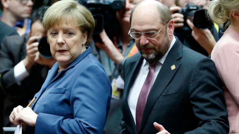 Γερμανικές εκλογές: Στις 16 μονάδες η διαφορά Μέρκελ - Σουλτς