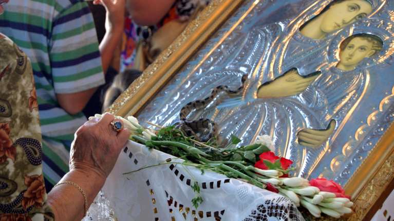 Η ιστορία πίσω από τα φιδάκια της Παναγίας (φωτό)