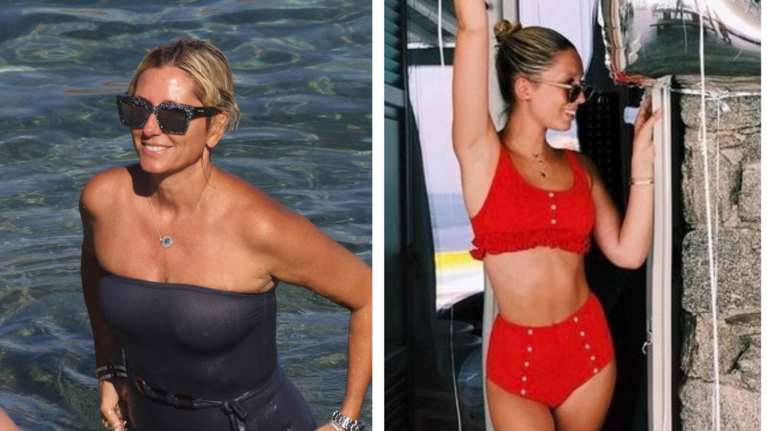 Μαρί Σαντάλ - Μαρία Ολυμπία: Μαμά και κόρη με εντυπωσιακά μαγιό στη Μύκονο