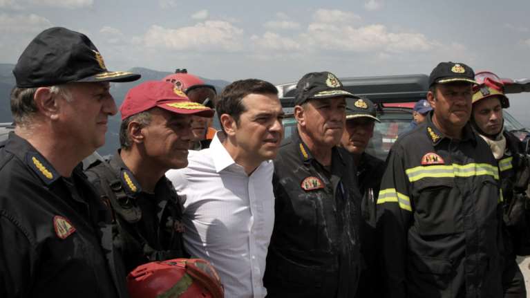 Ο Τσίπρας στα καμμένα: Ευτυχώς αποφύγαμε τα χειρότερα