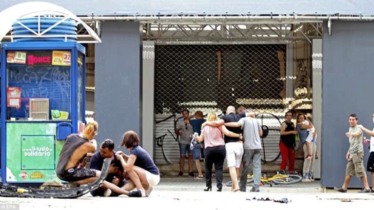 Μια ελληνίδα ανάμεσα στους τραυματίες της Βαρκελώνης