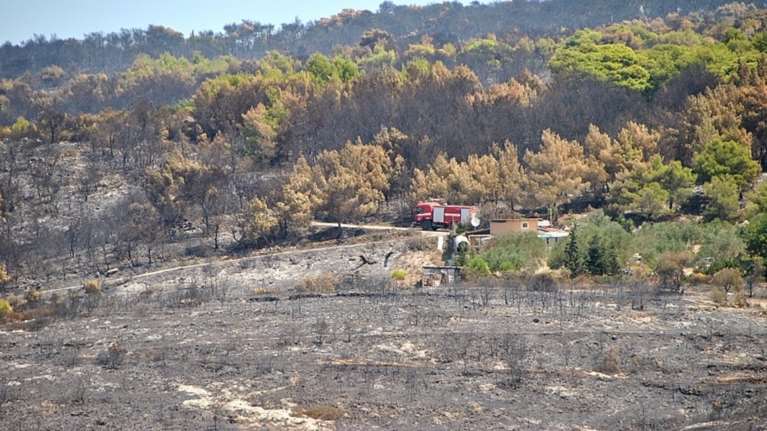 Το δάσος στα χωριά της Ζακύνθου: Πριν &amp; μετά τη φωτιά (ΦΩΤΟ)