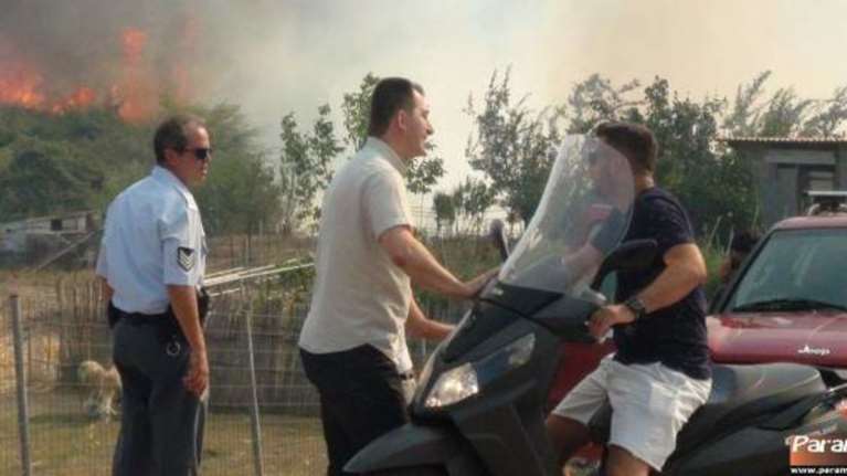 Κοντά στα σπίτια η φωτιά στην Παραμυθιά Θεσπρωτίας [βίντεο]