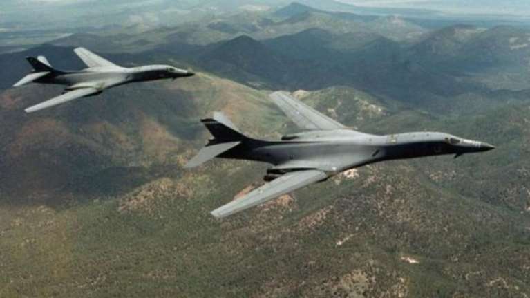 Αμερικανικά βομβαρδιστικά πάνω από την Κορέα