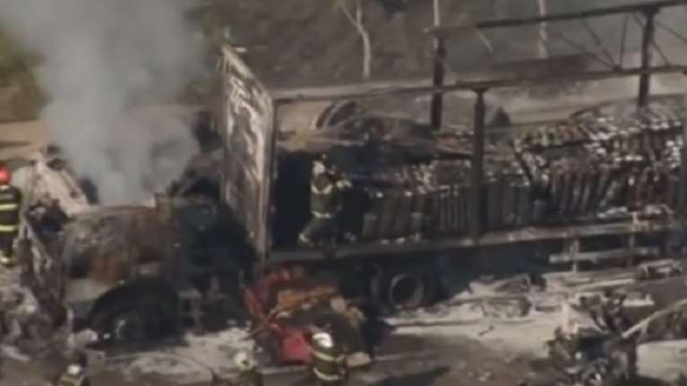 Βραζιλία: Τρομερή καραμπόλα και με 36 αυτοκίνητα   - video -