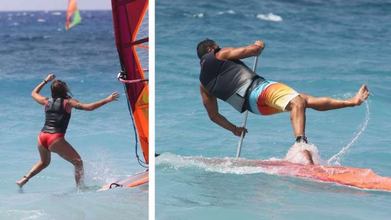Βαλαβάνη – Βασάλος κάνουν θαλάσσια σπορ χωρίς μεγάλη επιτυχία