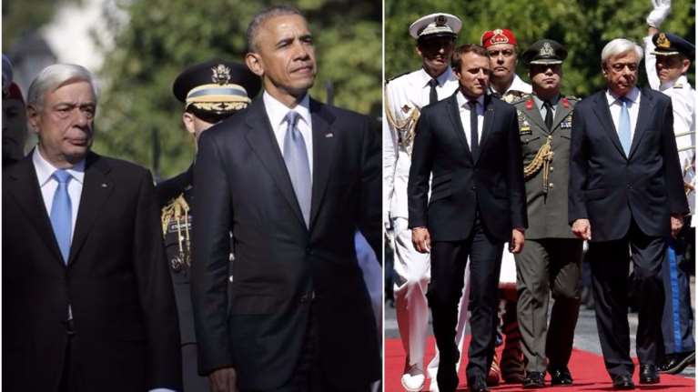 Επίσκεψη Ομπάμα VS επίσκεψη Μακρόν: Ένα πρώτο κρας τεστ