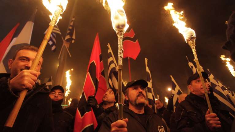 Ένταση σε συγκέντρωση της Χρυσής Αυγής στο Πέραμα