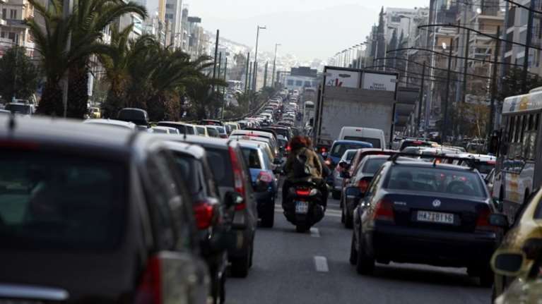 Εντονα κυκλοφοριακα προβλήματα στην Αθήνα