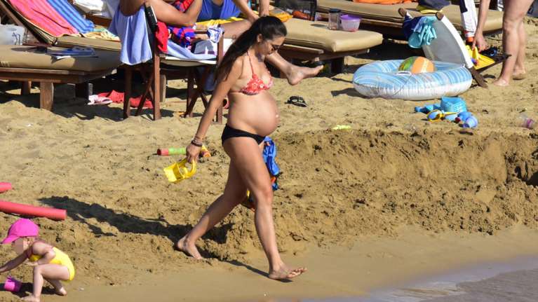 Η Χοψονίδου μας δείχνει πόσα κιλά έχει πάρει στον 9ο μήνα- Δείτε το βίντεο