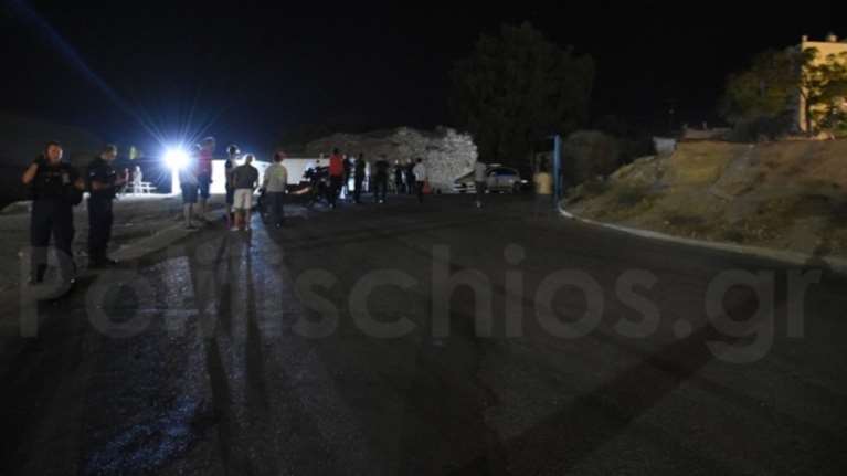 Άγρια συμπλοκή με μαχαίρια στη Χίο - Δύο μετανάστες τραυματίες