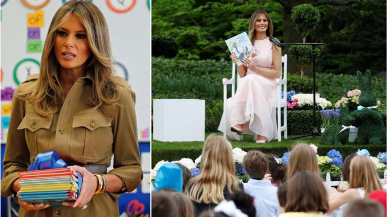 Η Μελάνια Τραμπ «έφαγε χαστούκι» για τα βιβλία που έστειλε δώρο σε σχολείο