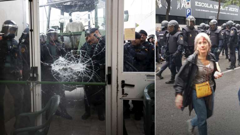 Καταλονία:  90% υπέρ της ανεξαρτησίας - 844 οι τραυματίες