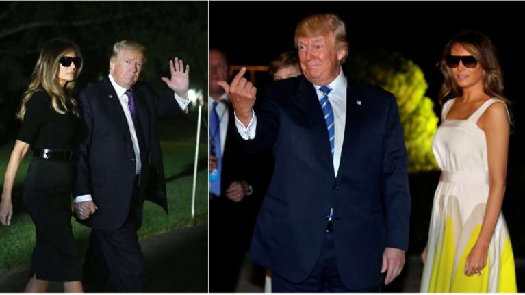 Ο μυστηριώδης λόγος που η Μελάνια Τραμπ φοράει γυαλιά ηλίου τη νύχτα