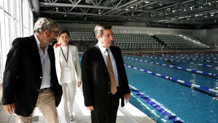 Εγκαίνια για το «Σεράφειο» Κέντρο Αθλητισμού στην Αθήνα από τον Καμίνη