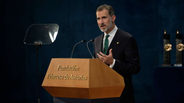 &quot;Ενωτικός&quot; Φίλιππος: Η Καταλονία είναι τμήμα της Ισπανίας