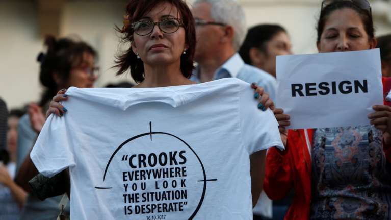 Οργή για τη δολοφονία της δημοσιογράφου των Panama Papers