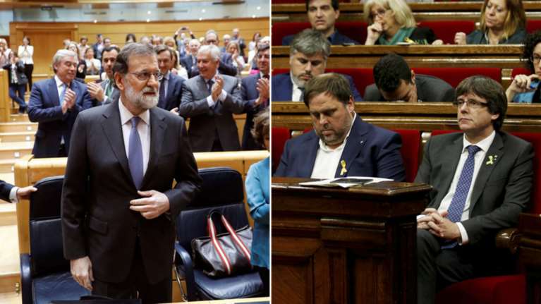 Διπλή μάχη στα κοινοβούλια της Βαρκελώνης και της Μαδρίτης