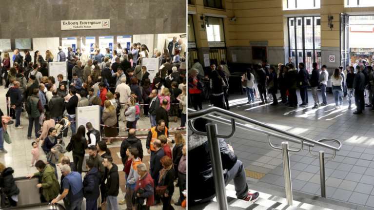 Ουρές και σήμερα για τις κάρτες , συγγνώμη &amp; υποσχέσεις Σπίρτζη