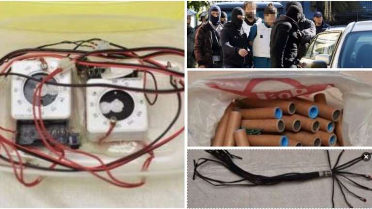 Ετοιμα πακέτα-βόμβες,εκρηκτικά &amp; όπλα στη γιάφκα του 29χρονου