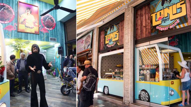 Tonis Playz: Δείτε το πολύχρωμο καφέ που άνοιξε ο Τόνι Σφήνος στην Αθήνα