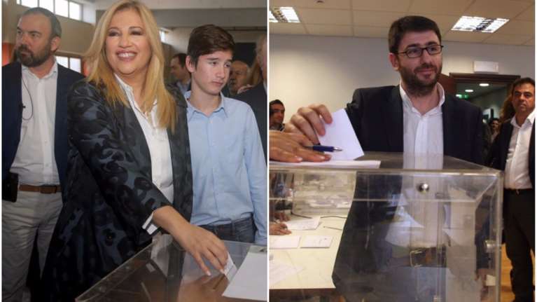 Κεντροαριστερά: Στον β΄γύρο περνούν Γεννηματά και Ανδρουλάκης