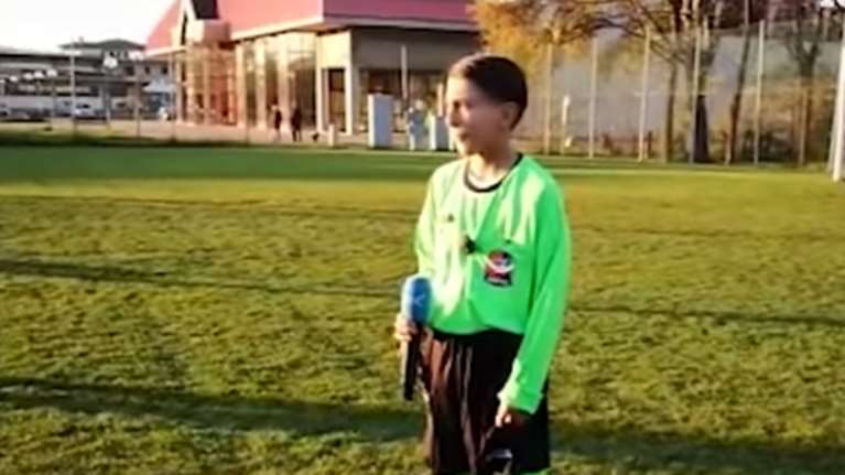 Νταμιάνο Μπελίνι, διαιτητής ετών 12 στην Ιταλία