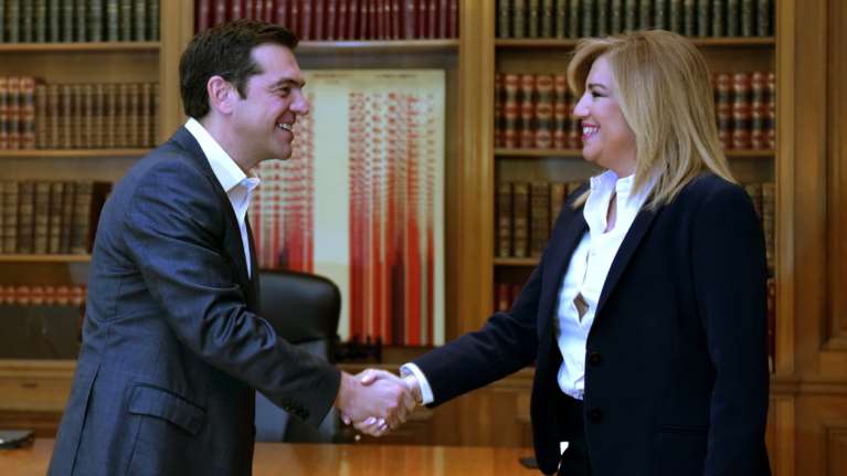 Μία ημέρα μετά, τα συγχαρητήρια του Τσίπρα στη Γεννηματά