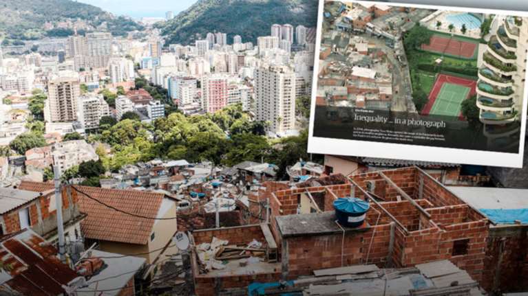 Η Βραζιλία των κοινωνικών ανισοτήτων σε μια φωτογραφία