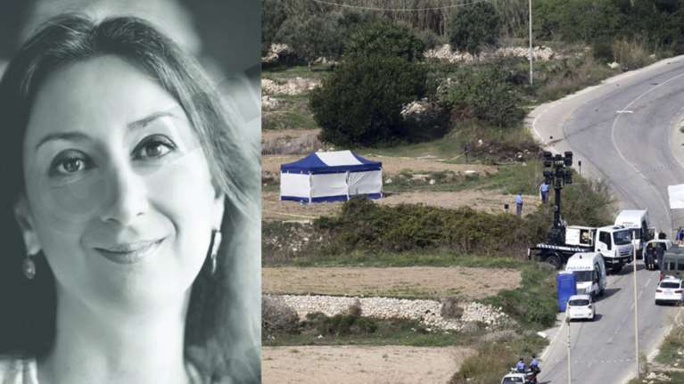 Σύλληψη 8 υπόπτων στη Μάλτα για τη δολοφονία της δημοσιογράφου