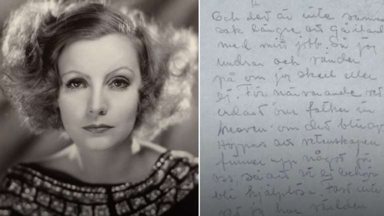 Η μοναξιά της μοναδικής Γκρέτα Γκάρμπο &quot;στο σφυρί&quot; μέσα από  36 επιστολές