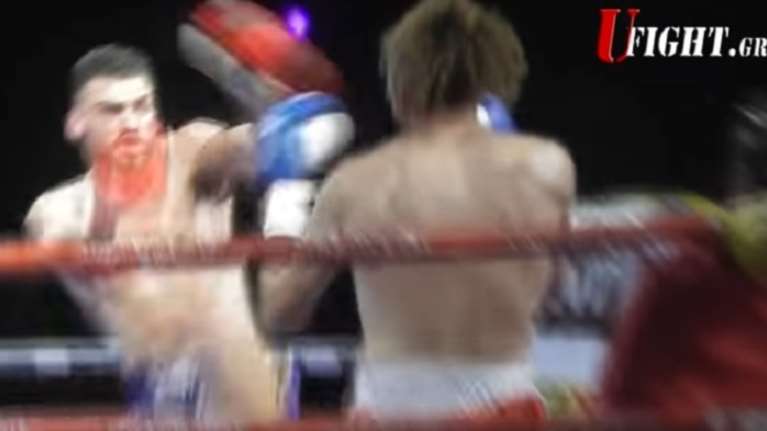 Αθήνα: Το πολύ δυνατό νοκ άουτ του Μίλου σε αγώνα Muay Thai
