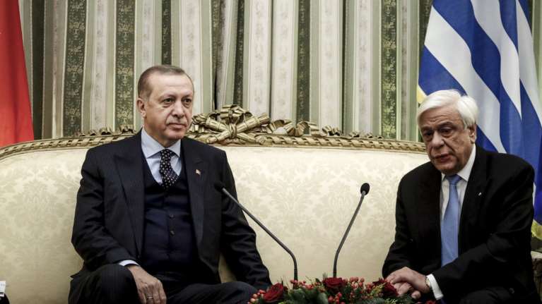 Εθνικιστικές προκλήσεις από τον Ερντογάν μέσα στο Προεδρικό