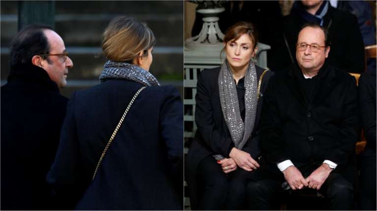 Για πρώτη φορά μαζί: Ολάντ &amp; Γκαγιέ έκαναν την πρώτη τους δημόσια εμφάνιση