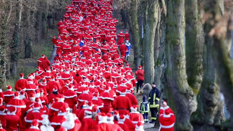 Santa Run και άλλες ιστορίες με τον... Αγιο Βασίλη