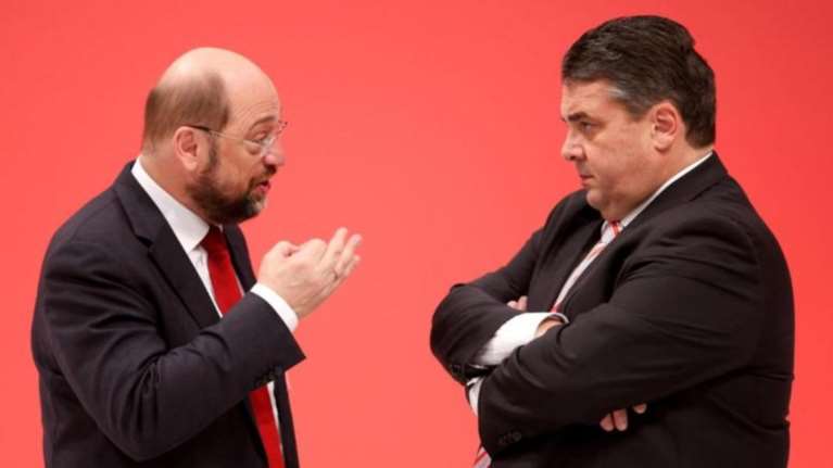 Και ο Γκάμπριελ στο πλευρό Σουλτς υπέρ των «Ηνωμένων Πολιτειών της Ευρώπης»