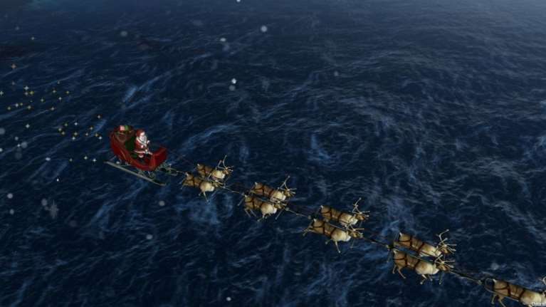 Δείτε live που βρίσκεται τώρα ο Αη Βασίλης