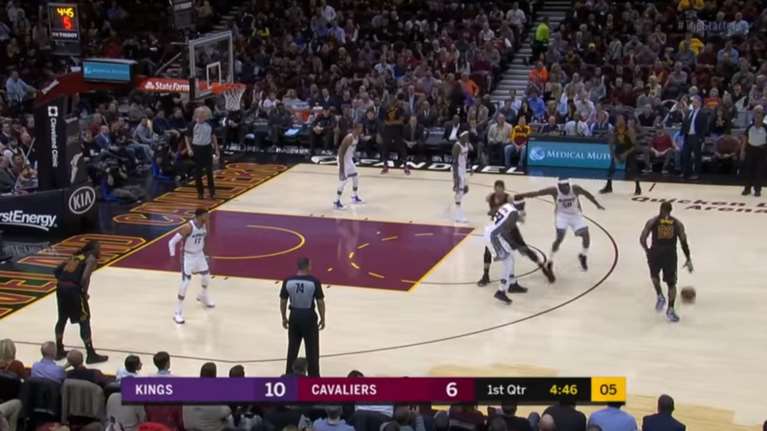 Ο «βασιλιάς» ΛεΜπρόν στην καλύτερη ασίστ της σεζόν!