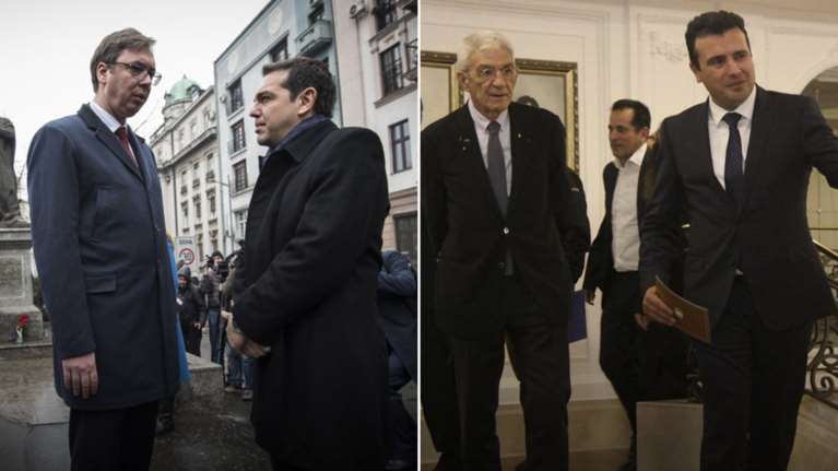 Η επίσκεψη Ζάεφ στην Ελλάδα και οι γιορτές Τσίπρα στη Σερβία