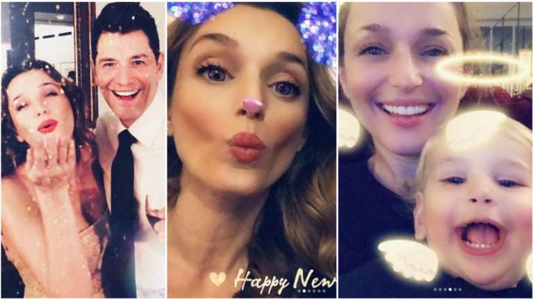 Ρουβάς - Ζυγούλη:Οι τρυφερές πρωτοχρονιάτικες φωτογραφίες με τα παιδιά τους