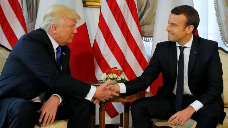 Τραμπ και Μακρόν συζήτησαν για το Ιράν και τη Βόρεια Κορέα