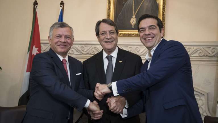 Προσφυγικό, ενέργεια, Κυπριακό στην τριμερή με Κύπρο - Ιορδανία