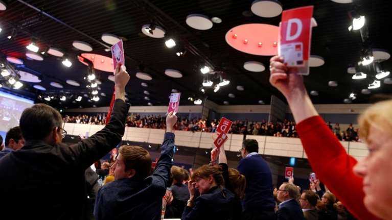 Γερμανία: Το SPD είπε &quot;ναι&quot; στον μεγάλο συνασπισμό με τη Χριστιανική Ένωση