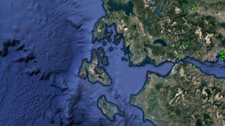 Κουνήθηκε η  Κεφαλονιά, από σεισμό 3,4 Ρίχτερ