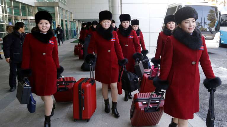 Κι όμως... η Βόρεια Κορέα έχει cheerleaders