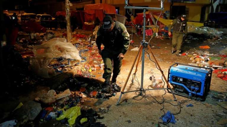 Οκτώ νεκροί σε έκρηξη φιάλης αερίου στη Βολιβία (βίντεο)