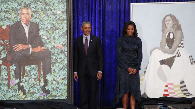 Αποκαλυπτήρια για τα επίσημα πορτρέτα του Μπαράκ και της Μισέλ Ομπάμα