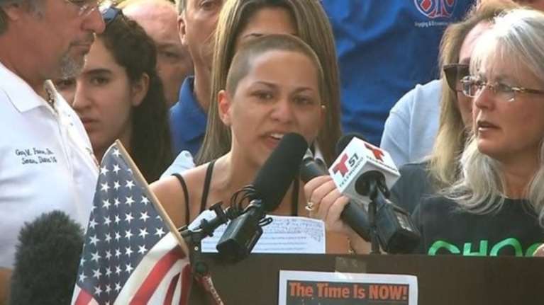 «Ντροπή σου» φώναξε μαθήτρια στον Τραμπ στη Φλόριντα