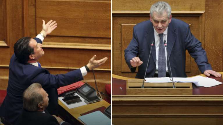 Αγρια κόντρα Παπαγγελόπουλου-ΝΔ για μαφιόζους και φυλακές