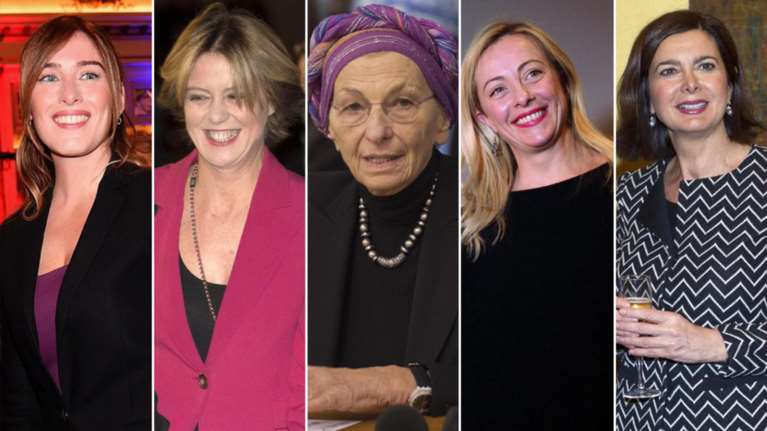 Πέντε γυναίκες στην πρώτη γραμμή των ιταλικών εκλογών